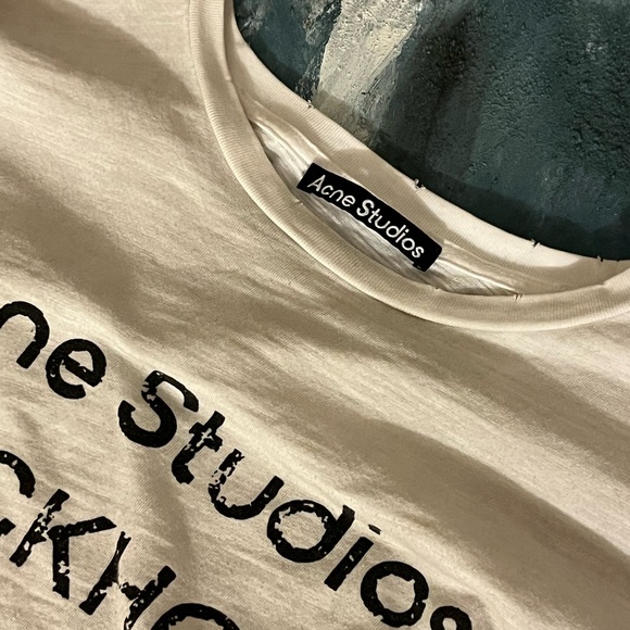 Acne White Long Sleeve Shirt - Picture 3 of 3